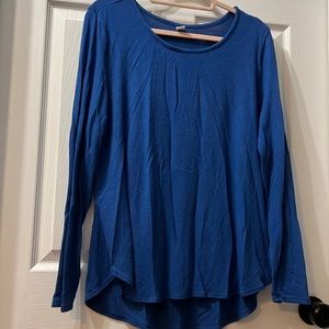 Blue long sleeve super soft tee!